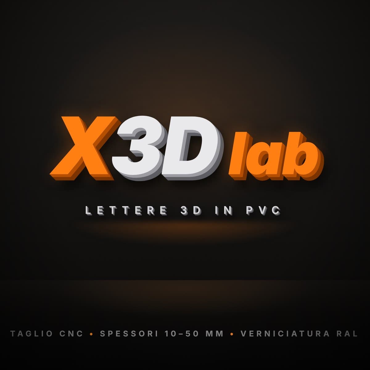 Lettere 3D in PVC