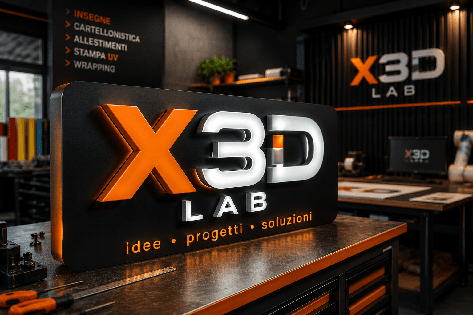 Luminose, scatolate, a lettere 3D e molto altro